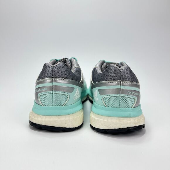 Adidas Ultra Boost Response TechFit Gray Athletic Running Shoes Women's Size 9 - Picture 4 of 10